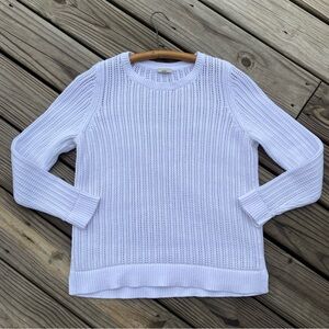 Talbots Open Knit Beachy Sweater